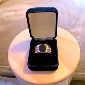 EUC/ Stamped Stainless Steel Black Onyx